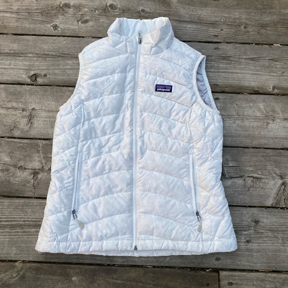 2013 Patagonia Down Sweater Jacket Vest XS White - Picture 2 of 8